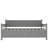 Twin Size Daybed With 2 Large Drawers, X-Shaped Frame, Modern And Rustic Casual Style Daybed, Gray
