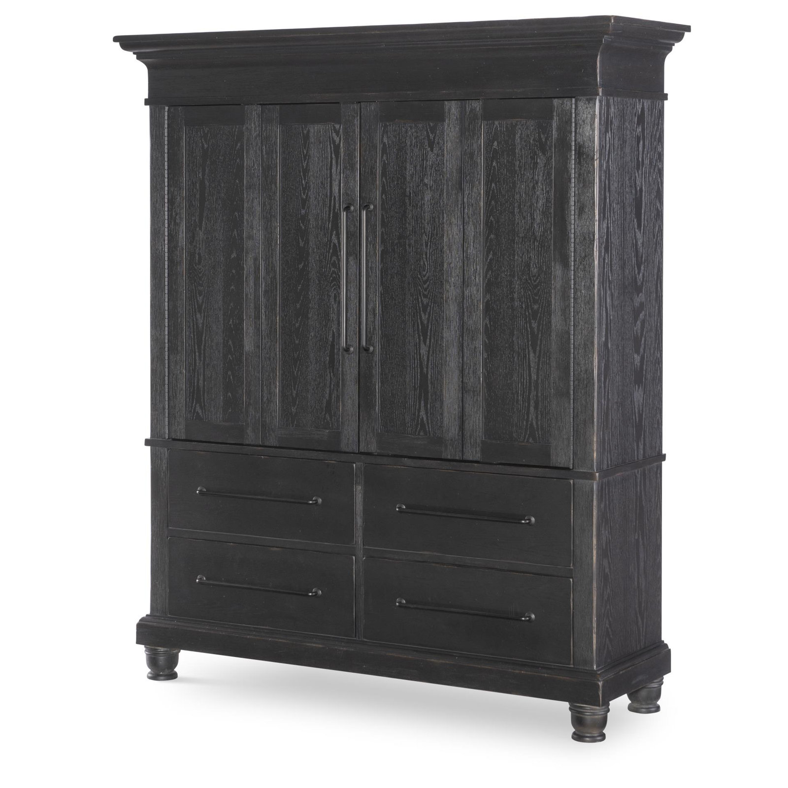 Country Living 2-Door Armoire, Black