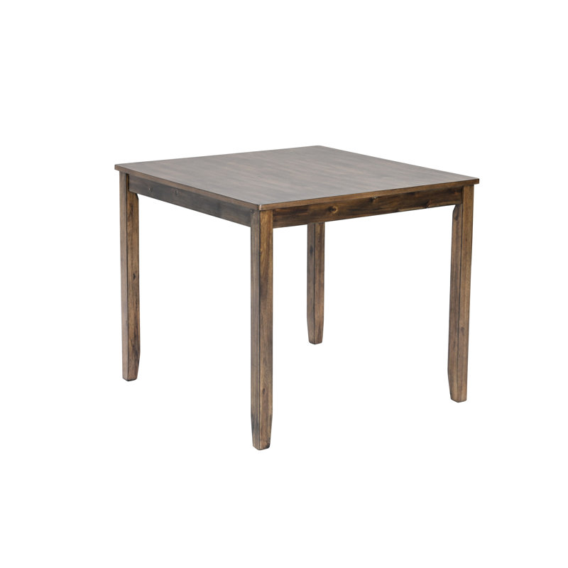 Table de salle à manger élégante pour 4 personnes en noyer