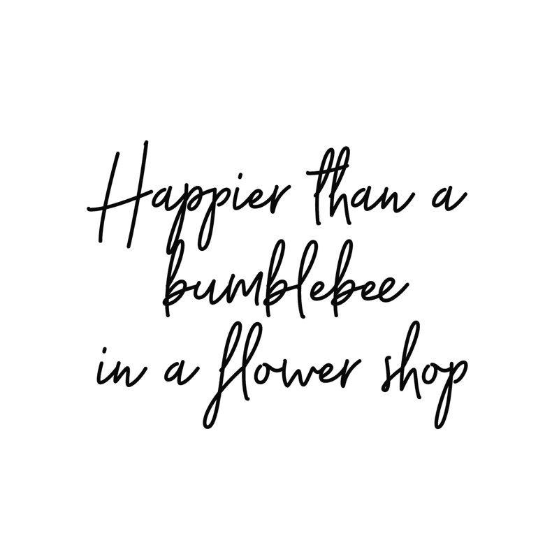 Bumblebee Flower Shop, H 12 po x l 12 po