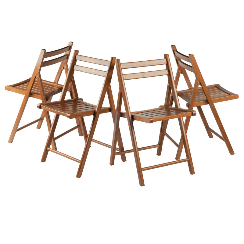 Chaise pliante Red Barrel Studio® Quiana Banquet, Teck