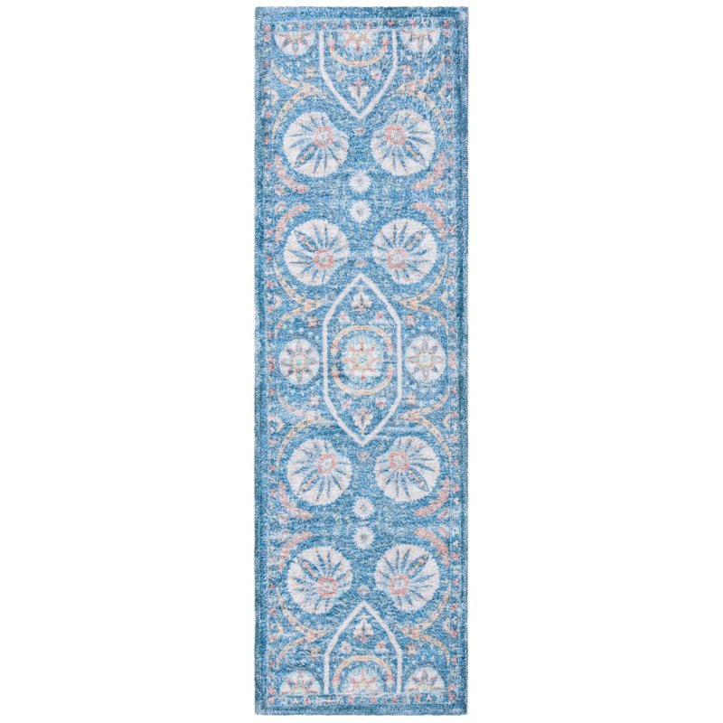 Saffron Hand Loomed Performance Oriental Rug, Runner 2'3" x 8'