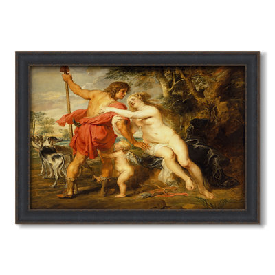 Vénus et Adonis, v. 1635 - Peter Paul Rubens - Toile encadrée sur mesure