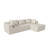 Boneless 105.9" L-Shaped Sectional Sofa With Chaise-431494852