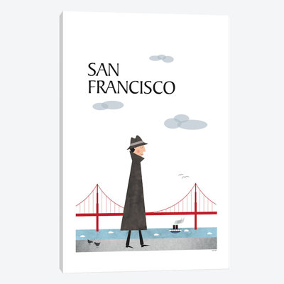 "San Francisco" par TomasDesign, impression sur toile