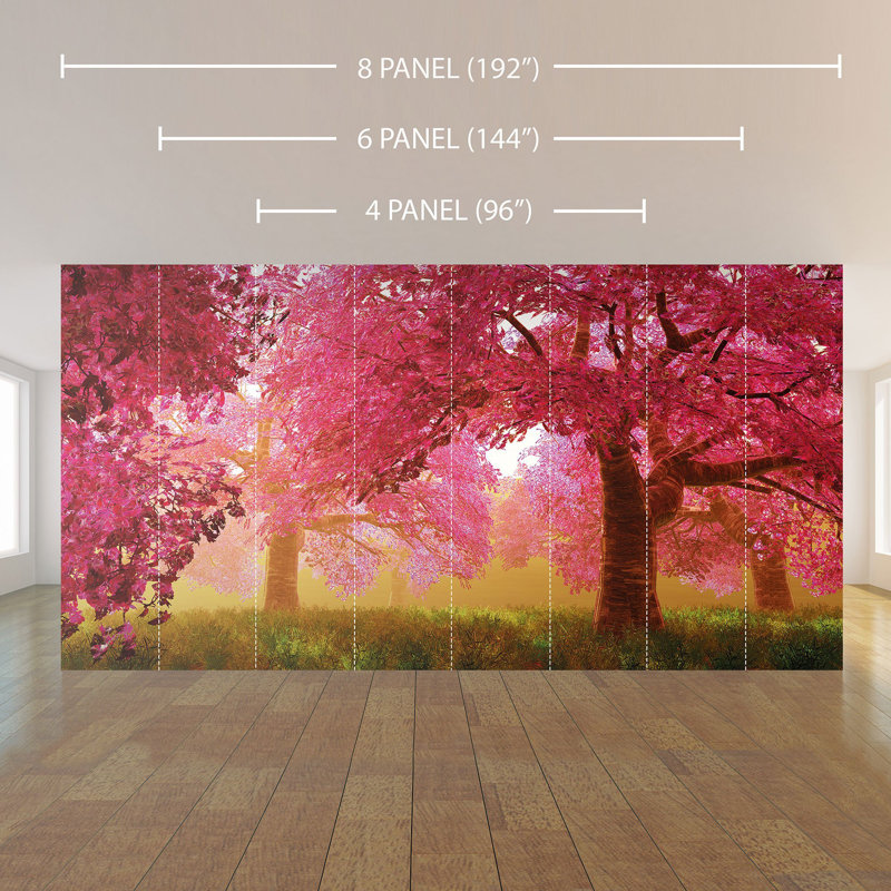 Panneau mural L 8,34 pi Crosston Asian, L 100,08 po x l 144 po