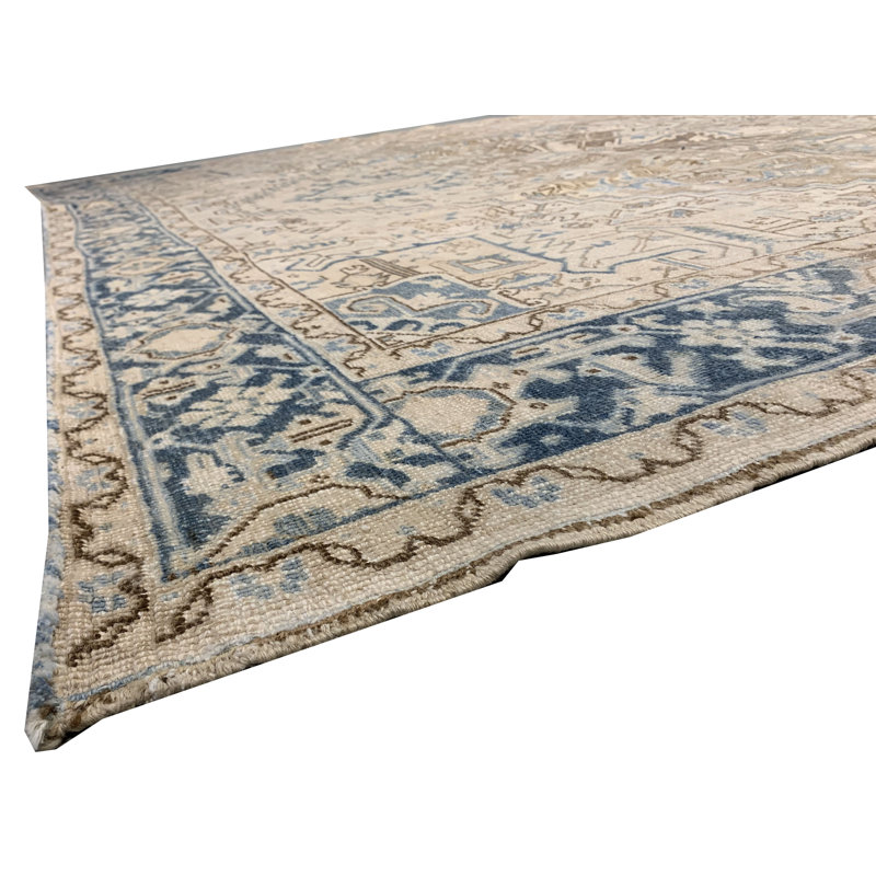 One-of-a-Kind Rectangle 9'10" X 12'6" Hand Knotted Area Rug