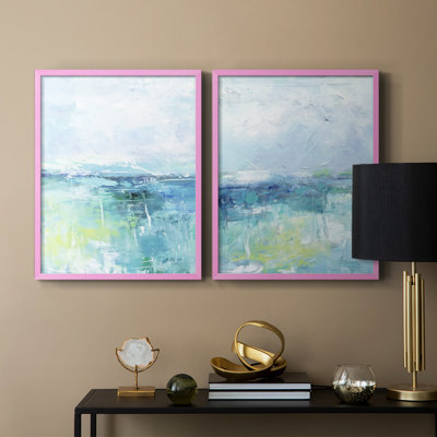 Série ABSTRACT DCCDXIV - reproduction encadrée de qualité supérieure - prête à être accrochée - aucun clou requis - aucun clou requis