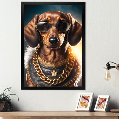 " Dachshund Gangster In NYC V "