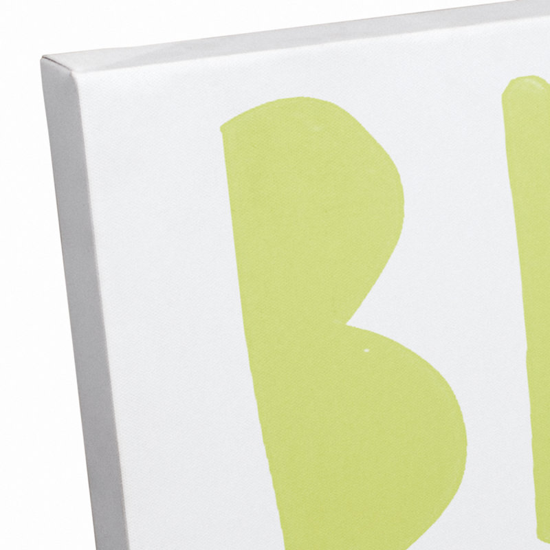 Art sur toile big enfant Benoit, H 14 po x l 11 po x P 1,25 po, Vert