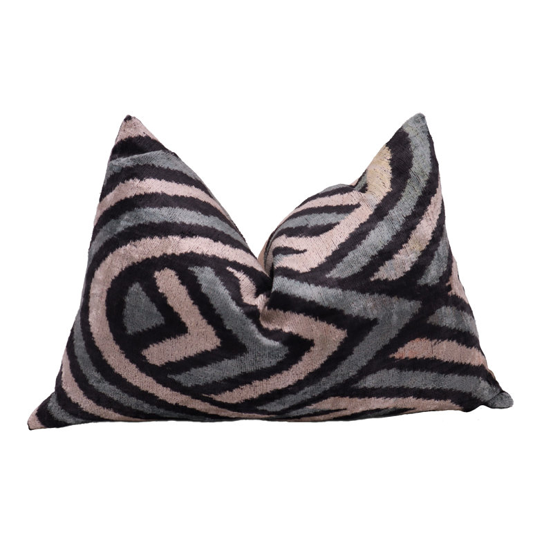 Lumbar Pillow Cover & Insert, Chevron