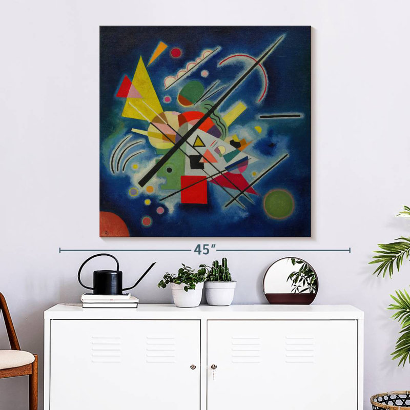 Avery - peinture bleue - 1924, H 33 po x l 33 po