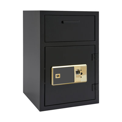 Boîte de dépôt et de courrier robuste et verrouillable avec coffre-fort intelligent