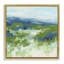 «Green Nature Abstraction», art mural encadré flottant par June Erica Vess-1687020325-1682280100