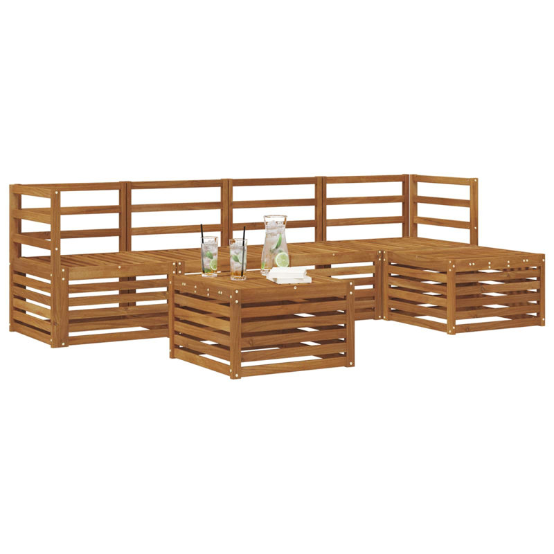 245cm Wide Patio Sectional Set
