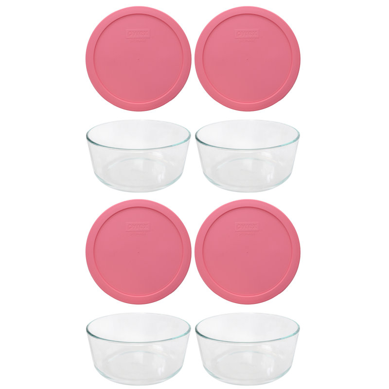 Contenant alimentaire 4 tasses, Pantone rétro rose