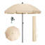 175 cm W X 175 cm D Beach Parasol with Manual Lift-257342754