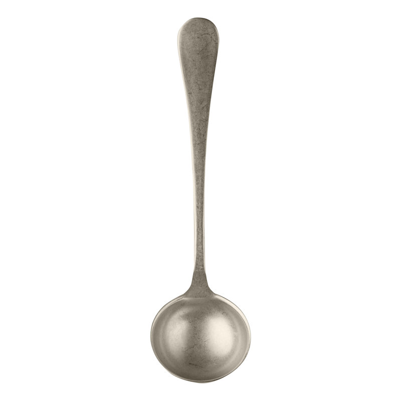 Vintage Stainless Steel Ladle, Champagne