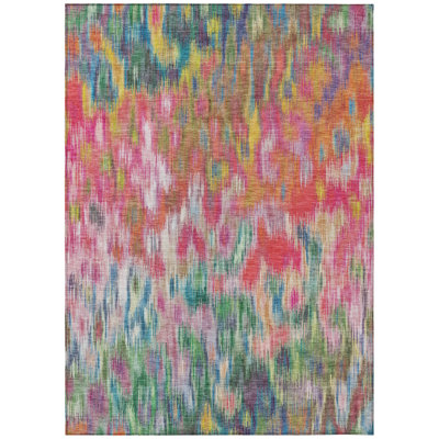 Machine Washable Indoor/Outdoor Amanda ACN2129 Abstract Rug