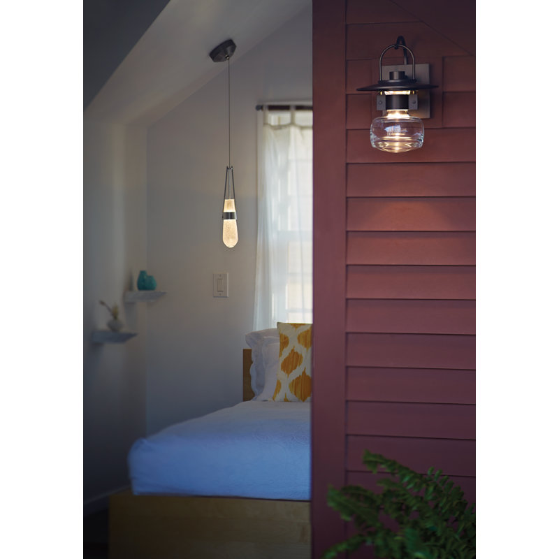 Mason Outdoor Wall Lantern, 11.5" H x 8.2" W x 9" D, Coastal Bronze