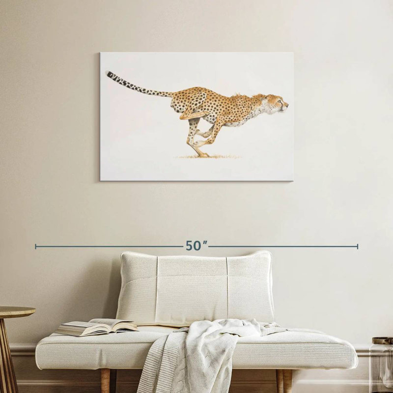 Brampt Running Wild Cat, 24" H x 36" W