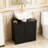 Modern Under-Sink Storage Cabinet, Designed for Pedestal Sinks