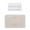 Ensemble de serviettes de bain 8 pièces et 1 tapis de bain 1 pièce Colson, 100% coton doux, ivoire