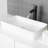 Dcolora 14'' Tied To Sink Finish Ceramic Rectangular Bathroom Sink-50958249