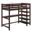 Lit mezzanine avec tablettes de rangement et bureau sous le lit-1290929853-1290929824