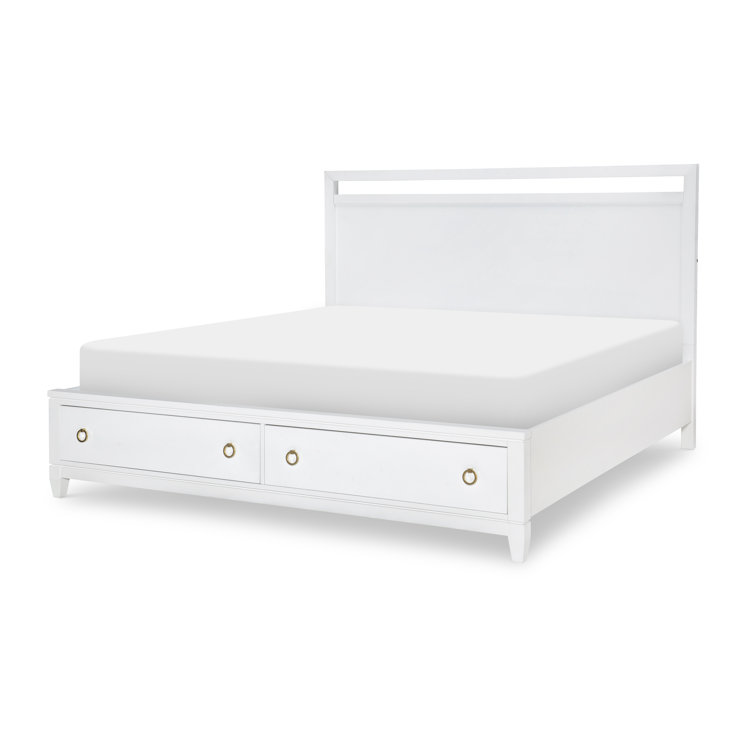 Lillybelle White Storage Panel Bed