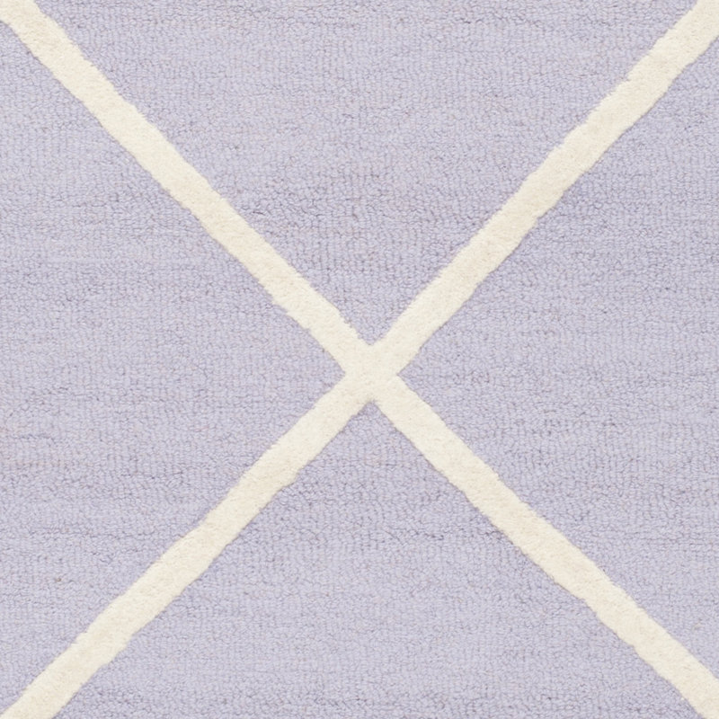Sanyla Hand Tufted Wool Geometric Rug, Runner 2'6" x 8'