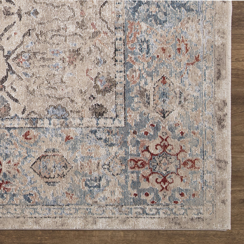 Tapis ivoire Tortelli, Rectangle 6 pi 7 po x 9 pi 3 po