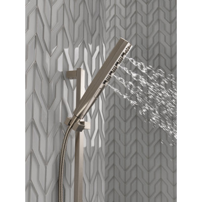Tetra H2Okinetic Handheld Shower Head with Slide Bar, Hand Shower, Hand Held Shower with Hose