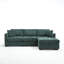Canapé de rangement moderne avec port USB double, canapé en forme de L, canapé modulaire en chenille avec repose-pieds de rangement-1689016645