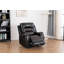Fauteuil inclinable et berçant en cuir Ilyia-1605321922
