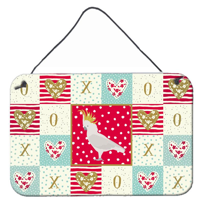 Décoration murale cacatoès love