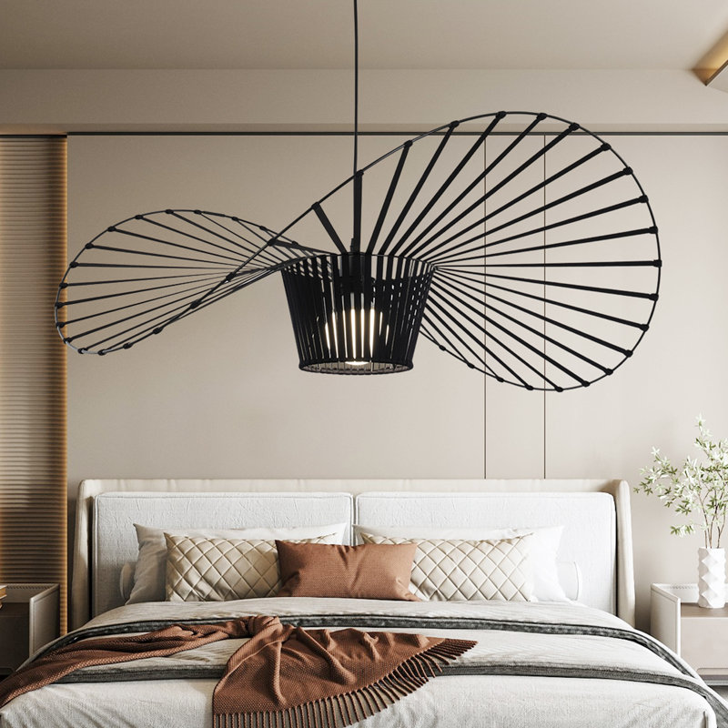 Ivy Bronx 1-Light Unique/Statement Geometric Pendant, 25cm x 140cm x 140cm