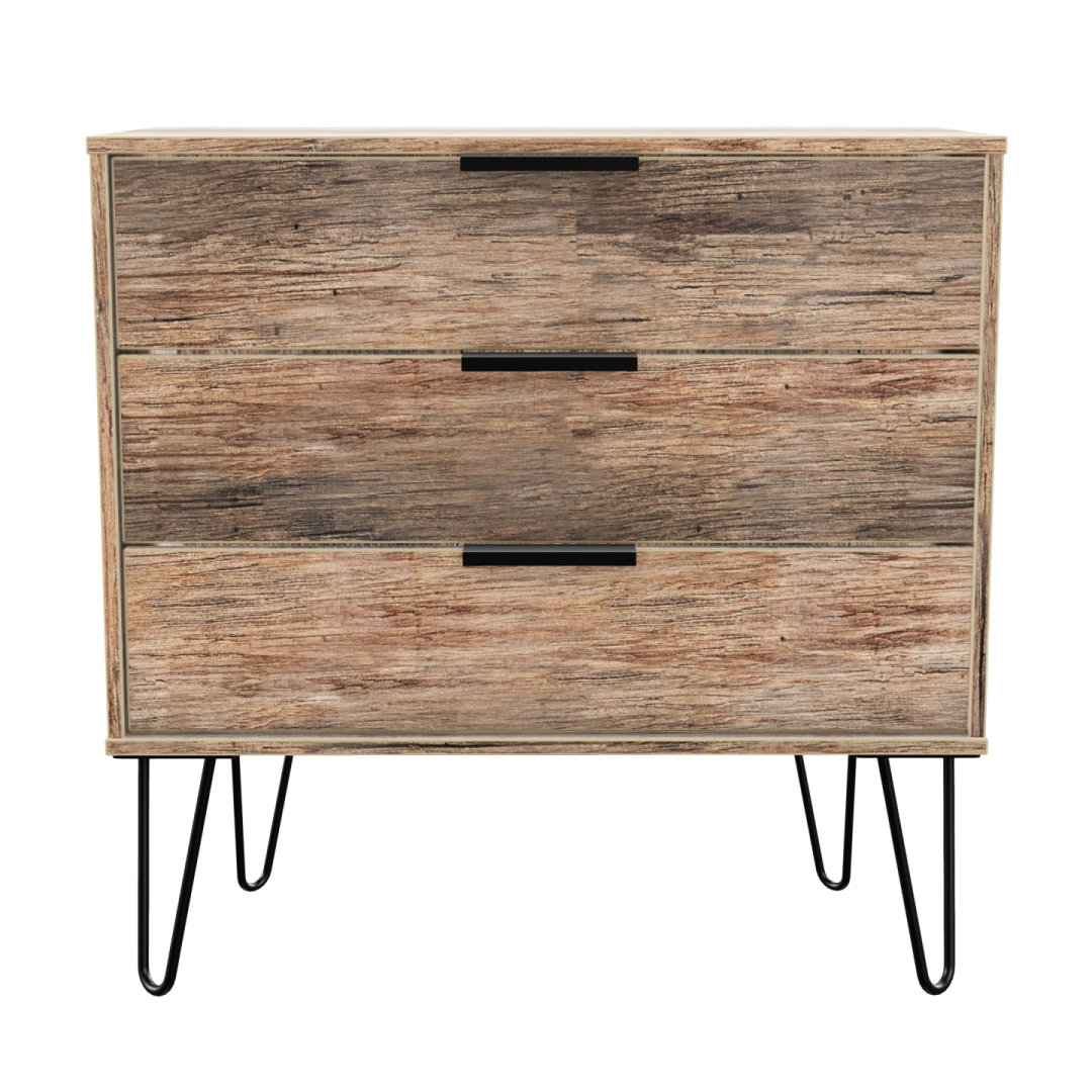 Fully Assembled Menifee 3 Drawer 76.5Cm W Chest of Drawers