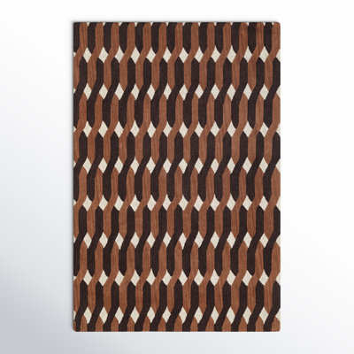 Woodcliff Hand Tufted Wool Brown Rug