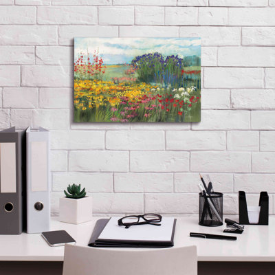 «Aaro Garden Border On Canvas» par Carol Rowan, reproduction