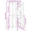  Highboard Old Wood 69.5 X 34 X 180 Cm Engineered Wood-781387221