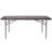 Noah 6' Rectangular Plastic Folding Event Table with Carrying Handle-26400194