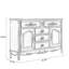 Buffet en bois de noyer massif-472898068