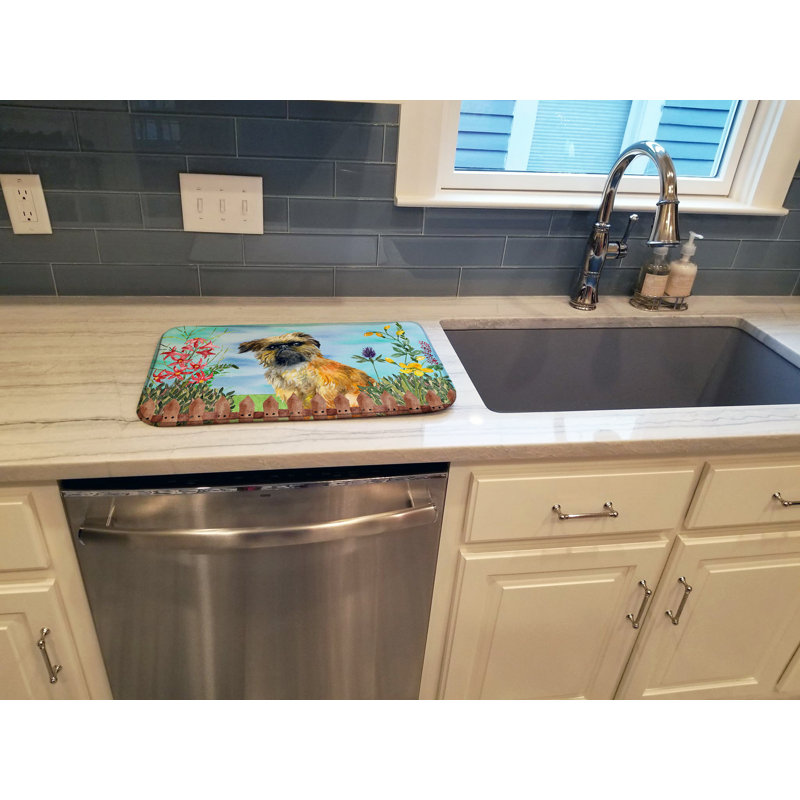 Tapis de séchage à ressort griffon bruxellois bruxelles
