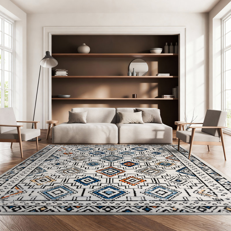 Chun Tulum Performance Southwestern Rug, Rectangle 8' x 10'
