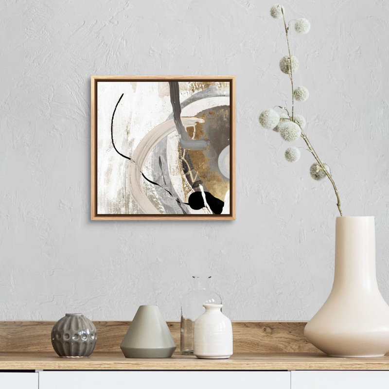 Tangled II, reproduction d'art sur toile, Toile avec cadre flottant, H 13,25 po x l 13,25 po, Naturel