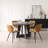 Velvet Dining Chairs Set of 4, Upholstered Kitchen Chairs for Living Room with Metal Legs,-104903452