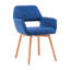 Chaise avec accoudoirs rembourrée Philodendron-910922117