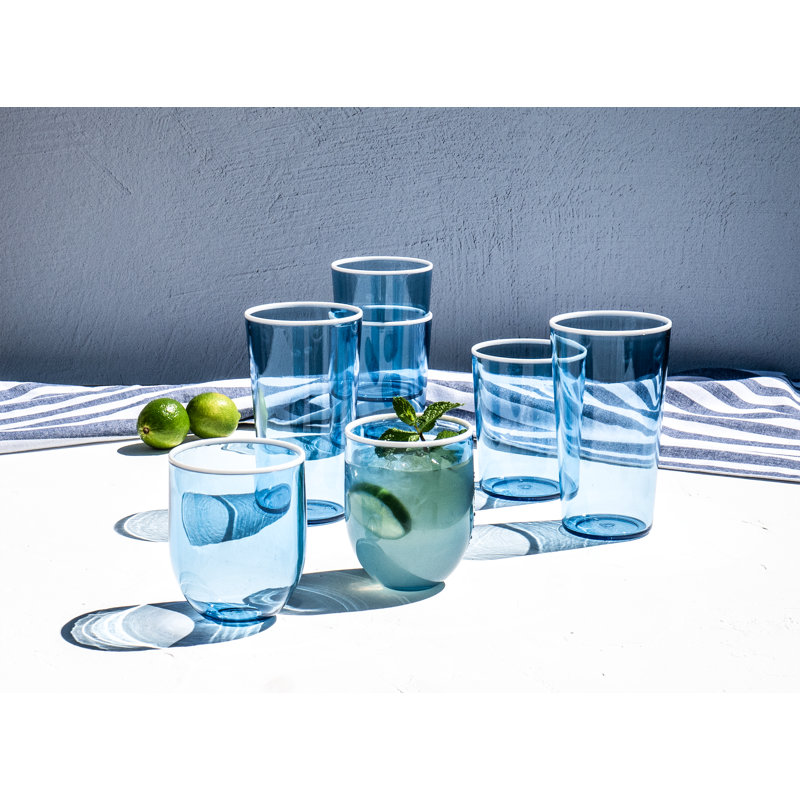 Otis 444ml Acrylic Drinking Glass Set