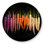 Colorful Carrots - Black Round Outdoor Area Rug for Home Decor